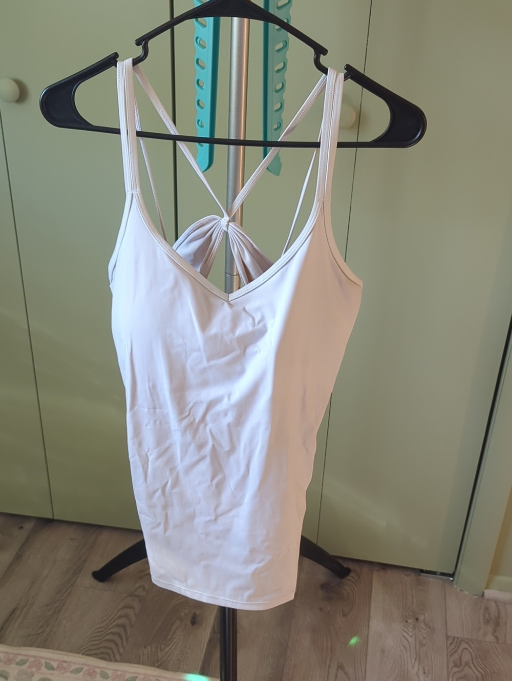Zyia White Party In The Back Tank